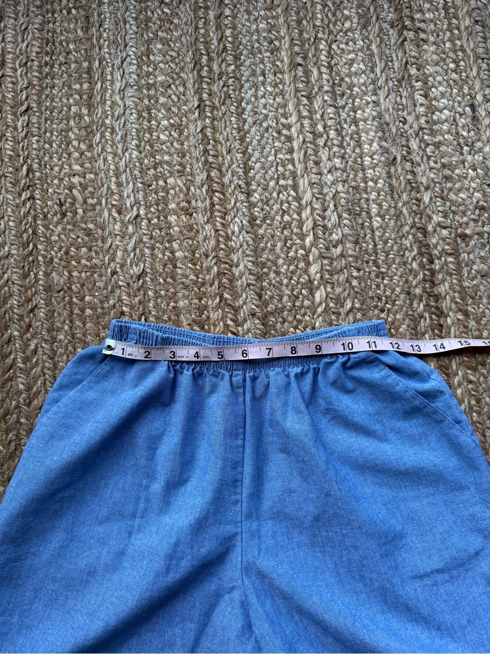 Vintage Alfred Dunner high waisted chambray shorts - Picture 6 of 8